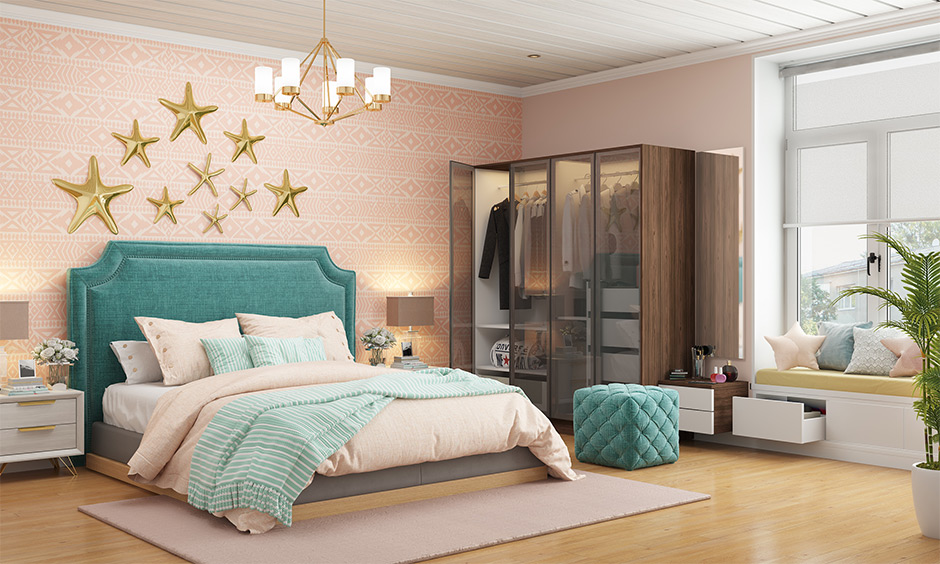 Phòng ngủ tông màu pastel